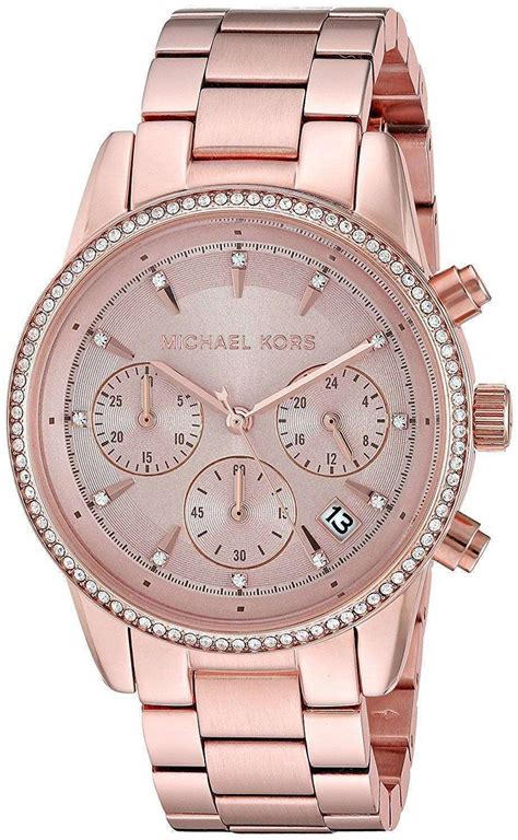 ladies michael kors ritz chronograph watch mk6357|Michael Kors MK6357 Ritz watch .